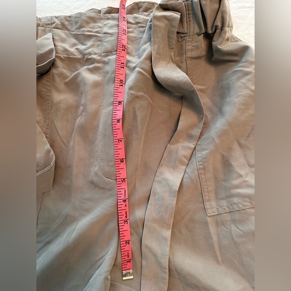 🎉Prologue Trousers W/Decorative Waistband & Sash Greige Color Size M - Picture 11 of 11